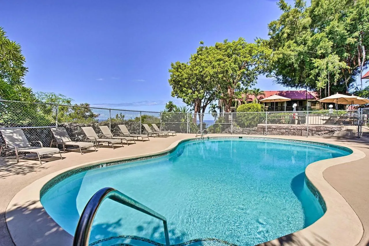 Kona Condo With View, Walk To Beach And Restaurants Kailua-Kona Appartement